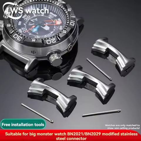 BN2021 Metal Adapter Watch Connector For Citizen BN2029-01E BN2021-03E BN2024-05E Big/Huge Monster W