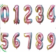 BIRTHDAY BALLOON NUMBERS BALLOON 1 PCS - NUMBER BALLOONS 1 PCS BALLOONS FOR BIRTHDAY AGE