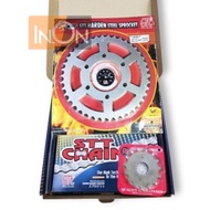 GPX Demon GN150 GR150, 150GR 150GN SPROCKET SET (520)