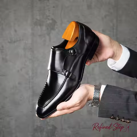 Business Formal Men's Leather Shoes Genuine Leather Casual Shoes Men Dress Cowhide Shoes
