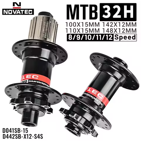 Novatec BOOST Hub D442 D041 Bearing MTB MS hubs 142*12 148*12 Mountain Bike Bicycle Hub THRU 15/12MM