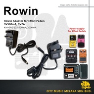 Rowin Adapter for Effect Pedals 9V500mA/9V2A - Power Supply for Effect Pedals Adaptor