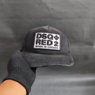 Unisex Ripped Cap for Men and Women DSQUARED2 Black