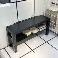 LACK 90x26x45cm TV Bench Black Television Table Desk Cabinet Bench Meja TV Rak Ruang Tamu