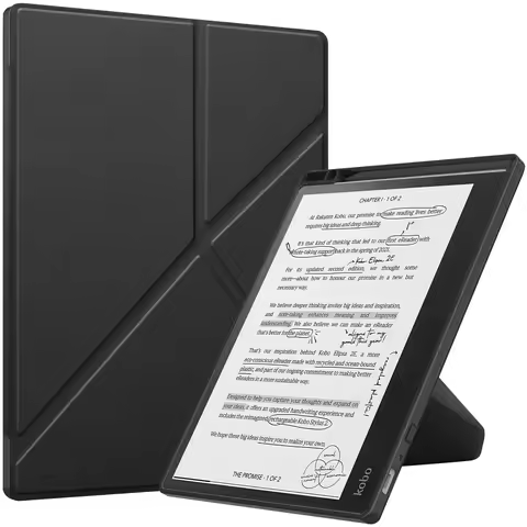 for KOBO Elipsa 2E 10.3 Inch 2023 Smart Magnetic PU Leather Foldable Stand Soft Shell Auto Sleep/Wak