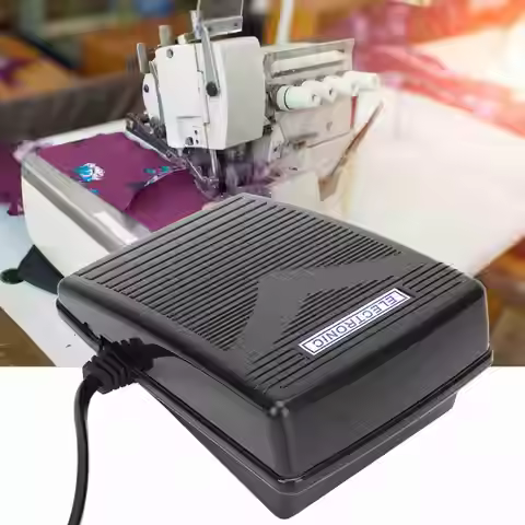 Sewing Foot Pedal Plastic 50Hz Foot Control Pedal With Power Cord for Singer 974 Sewing Machine Sewi