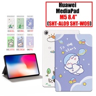 Casing Huawei MediaPad M5 8.4 Cute Pattern Tablet Case Huawei MediaPad M 5 8.4'' SHT-AL09 SHT-W09 Heat dissipation and sweat proof Leather Flip Stand Cover Case