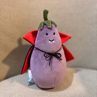 [暫時缺貨]Jellycat Vivacious Aubergine Vampire/ Jellycat吸血鬼茄子/ Jellycat茄子/ Jellycat萬聖節/ Jellycat Hallowe