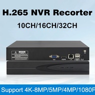 XMEye เครื่องบันทึกกล้องวงจรปิด NVR 9CH/16CH/32CH 4K CCTV NVR Recorder