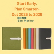 Hightide 2026 Sam Marino A6 Block Planner - Starts October 2025
