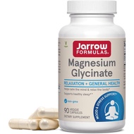 Jarrow Formulas Magnesium Glycinate Veggie Capsules - 360 mg Magnesium per Serving, Supports Relaxat