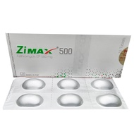 Ready Stock...Zimax500mg. জি-ম্যাক্স৫০০মি. Square Company Bangladesh, ( 3 Sheet 1 box 18 Pics )