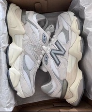 New Balance NB 9060 潮流複古減震防滑耐磨低幫運動休閑鞋  灰白色