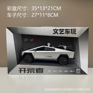 Large Size Tesla Pickup Truck Model RV Inertial Toy Car Boy Toy Simulation Car Model