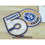 JAF 50th Years Anniversary Car Windscreen Decal Sticker