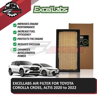 Excellabs Air Filter for Toyota Corolla Cross, Altis 2020 to 2022 (17801-F0030)