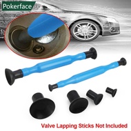 POKERFACE 4pcs/set Car Valve Lapping Sticks Sucker Rubber Head Fittings Grinding Tool for Auto Motor