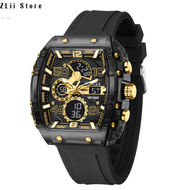 Đồng Hồ Nam Thể Thao Đa Năng Smael 8109 Mới Chống Nước 50M Màn Hình Kép LED Đèn Ngủ Giải Trí Dành Ch