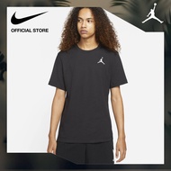 Jordan Mens Jumpman Emb Ss Crew Tee - Black จอร์แดน เสื้อยืดคอกลมผู้ชาย Jumpman Emb Ss - สีดำ