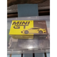 Mini GT Porsche 911 Turbo S (Racing Yellow Mini GT #497)