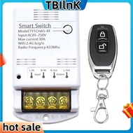 4000W 30A Wifi Switch Relay Tuya Smartlife APP 433mhz RF Receiver Module AC 85-250V 220V Home Automa