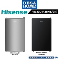 [FREE DELIVERY] HISENSE RR120D4ABN1 REPLACE RR120D4AGN 110L SINGLE DOOR FRIDGE RR120D