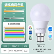 Eye Protection LED Smart Color Temperature Adjustable Zigbee Light Bulb E27 E14 B22 Variable Color T