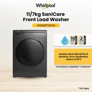 Whirlpool WWEB11702GG SaniCare 11/7kg Washer-Dryer with 2 Years Warranty