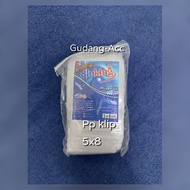 Clear PP Plastic Clips 5x8cm / PE Plastic Clips 5x8 CM
