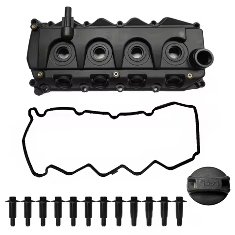13264-VM00A Engine Valve Cover with Gaskets Oil Cap Bolts Car Rocker Valve Cover 13264-VM00A fits fo
