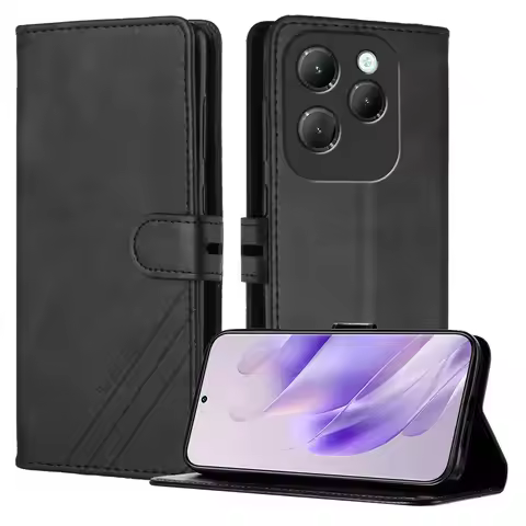 Leather Flip Case For Infinix Hot 40 50 Pro Plus 60 4G 5G Hot 40i 50i 60i GT 20 30 Pro Coque Magneti