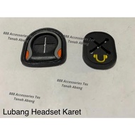 3D Rubber Headset Hole - 2 Colors (100 pcs)