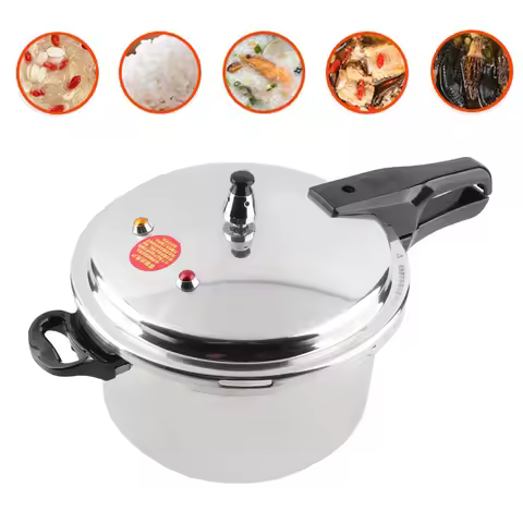 Aluminium Alloy Pressure Cooker Explosion Proof Large Capacity Pressure Canning Pot Cooker