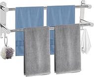 Towel Rail for Bathroom, Wall Towel Rack, Extendable Bar 43-75 cm, Stainless Steel Towel Rack, Towel