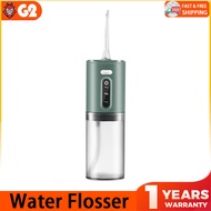 G2E Dental Flosses & Sticks 300ML water flosser 3 nozzles 3 levels IPX7 waterproof portable teeth cl