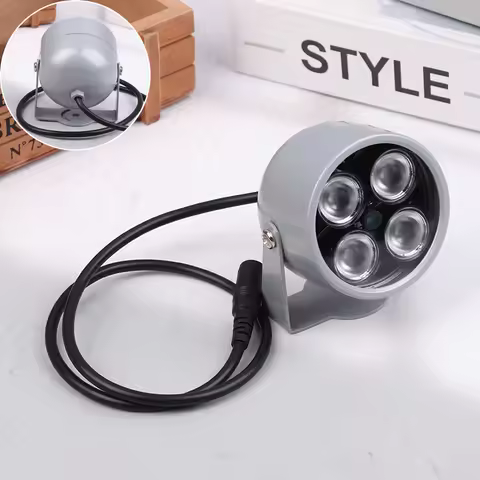 1PCS CCTV LEDS 4 Array IR LED Illuminator Light CCTV IR Infrared Waterproof Night Vision For Securit
