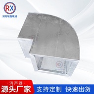 Stainless Steel Silencer Silencer Silencer Round Silent Pressure Box Silencer Square Ventilation Pip