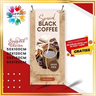 BANNER Selling Iced Coffee Milk Ice Coffee B MMT Custom BANNER 60x160