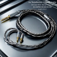 Replacement Cable for Sennheiser IE100/IE400/IE500 PRO 2.5/3.5/4.4mm Interchangeable OCC Litz Braide