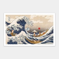 Pintoo 塑膠拼圖 H3181 - 平面1000片 - Nyangsongi 貓咪川沖浪裏