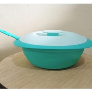 Tupperware Blossom Soup Server With Ladle 1.8L Toska Turquoise Daisy Serving Tempat Makanan Wadah Sa