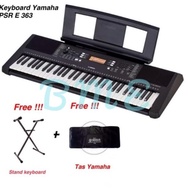 KEYBOARD YAMAHA PSR E363 / PSR E 363 BONUS STAND DAN TAS YAMAHA