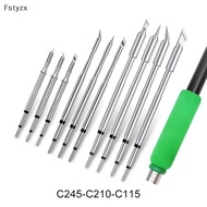 Fstyzx Superfine Soldering Iron Tip C210/C245/C115 Soldering Iron Tip Optional For Precision Solderi