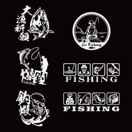 釣魚 爆釣 大漁祈願 磯釣 海釣 大漁 祈願貼紙 反光貼紙 防水車貼