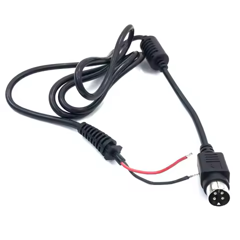 Dc Power Cable 4 Pin Jack Tip Plug Connector Cord for NCR RealPOS 7197 POS Thermal Receipt Printer F