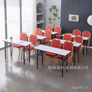 Foldable Event Hotel Rectangular Bar Table Foldable Dining Table Training Table Conference Table Tab