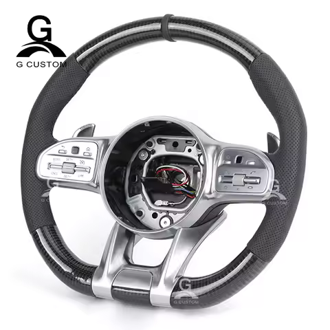 Carbon Fiber Steering Wheel For W221 W222 W204 W205 W213 W212 W223 W166 W177 C63 S63 E200 C200 GLE G
