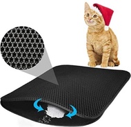 Double-Layer Cat Litter Box Mat Trapper EVA Pad Pet Foam