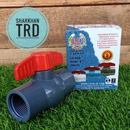 1pcs 1" X 25mm (DN25) THREAD ROSCADA PVC Socket Ball Valve LD-828 LD Valve Pipe Fittings UPVC CPVC E