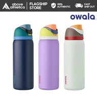 Owala FreeSip Insulated Stainless Steel Water Bottle 32oz with Straw for Sports and Travel, BPA-Free